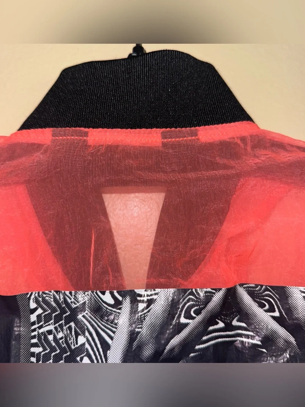 DIESEL G-CLAY JACKET OOSEZN-OBAYF-3AX IN PINK Organza Nylon Size S